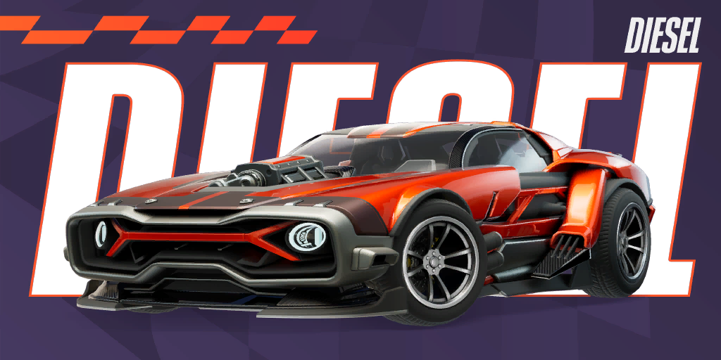 The Diesel car, the Rare launch body at the centre of the pricing controversy, first sold in a 4,000 V-Bucks bundle before Epic cut it to 2,500 and refunded the difference